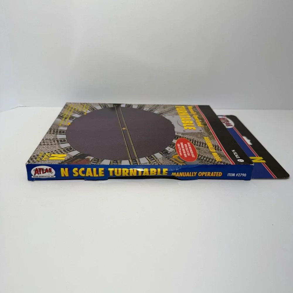 Atlas N Scale Manually Operated Turntable Assembled Model 2790 Train Accessory